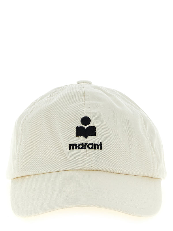 Isabel Marant IS327286BM 100% cotton baseball cap in beige
