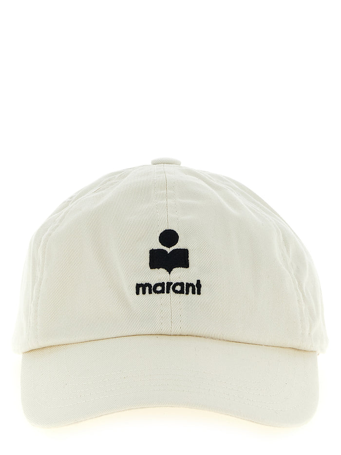 Isabel Marant IS327286BM 100% cotton baseball cap in beige