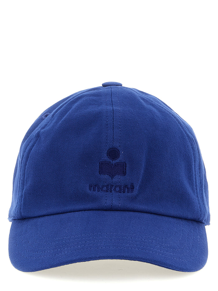 Isabel Marant IS327285BM 100% cotton baseball cap in blue