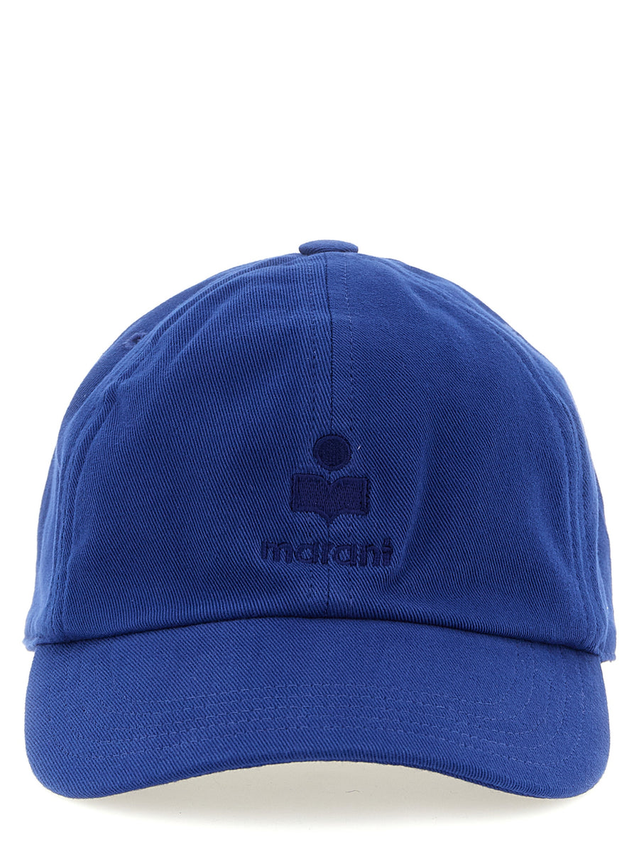 Isabel Marant IS327285BM 100% cotton baseball cap in blue