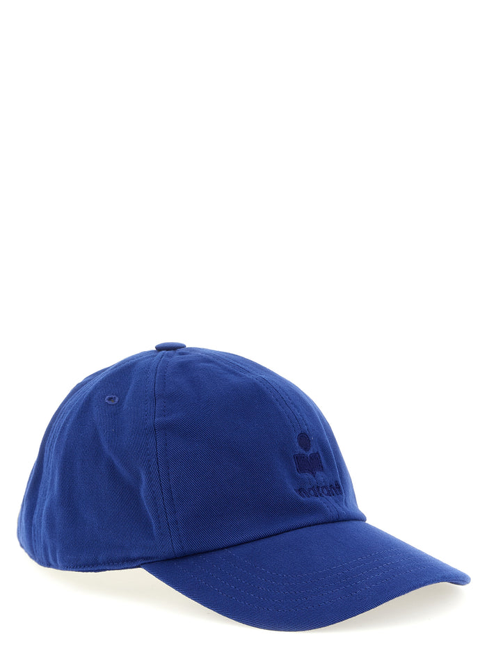 Isabel Marant IS327285BM 100% cotton baseball cap in blue — view 2