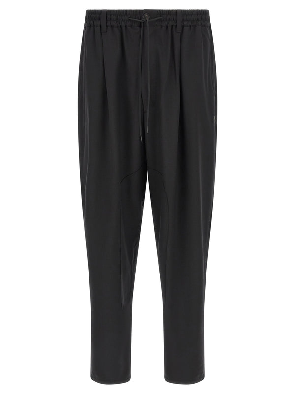 Y-3 65% polyester joggers in black