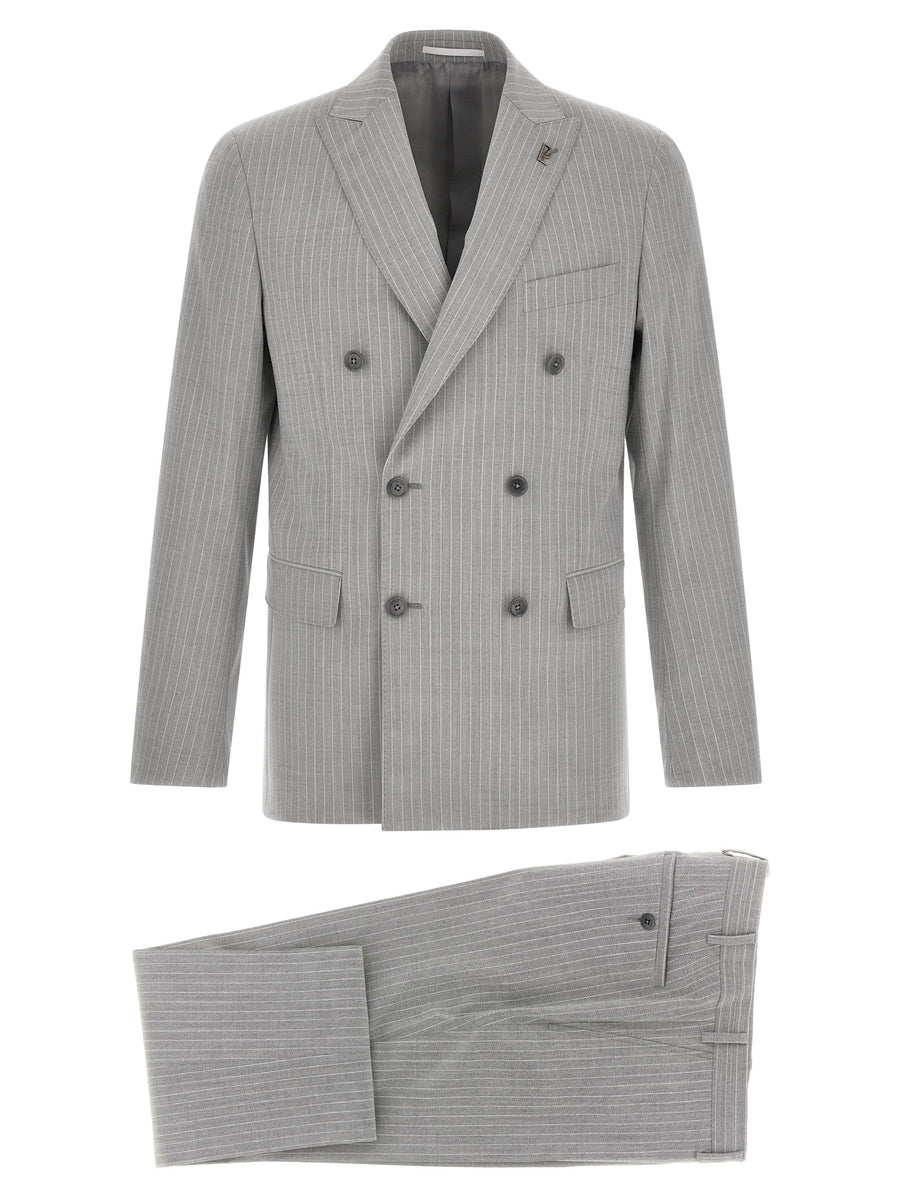 Pal Zileri 55% polyester suit in gray