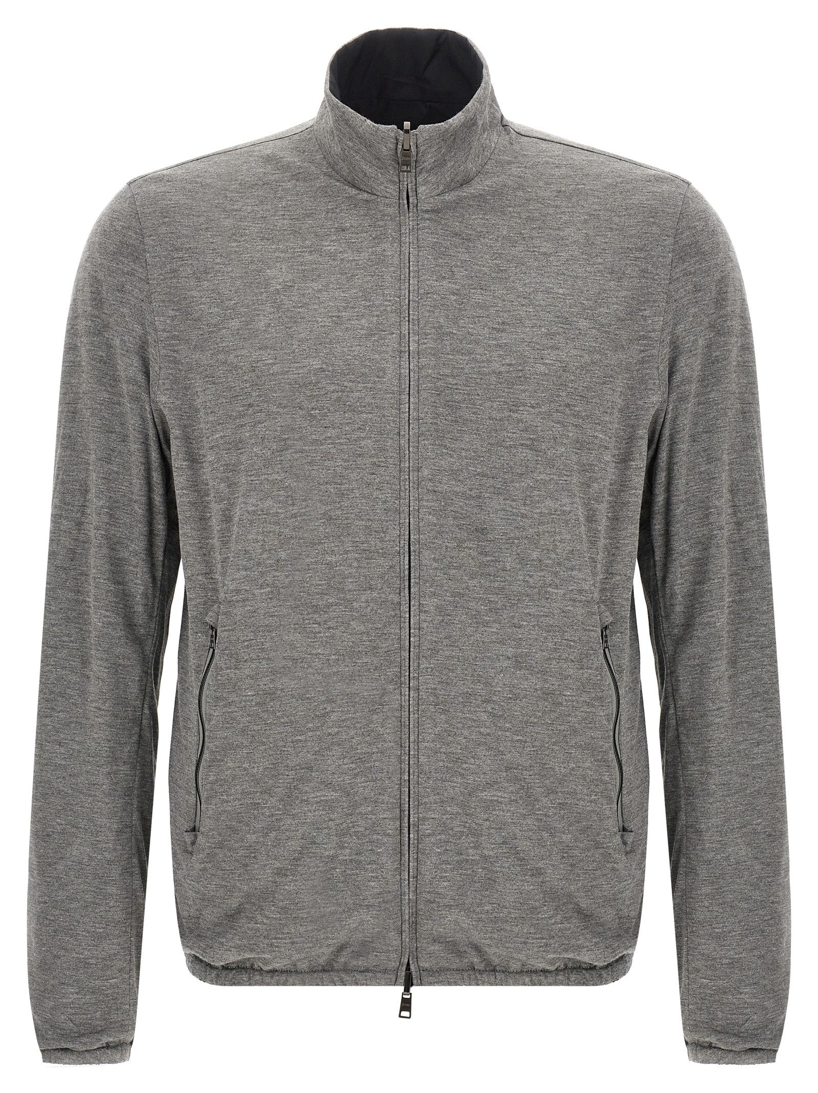 Herno 100% Polyester jacket in black — view 2