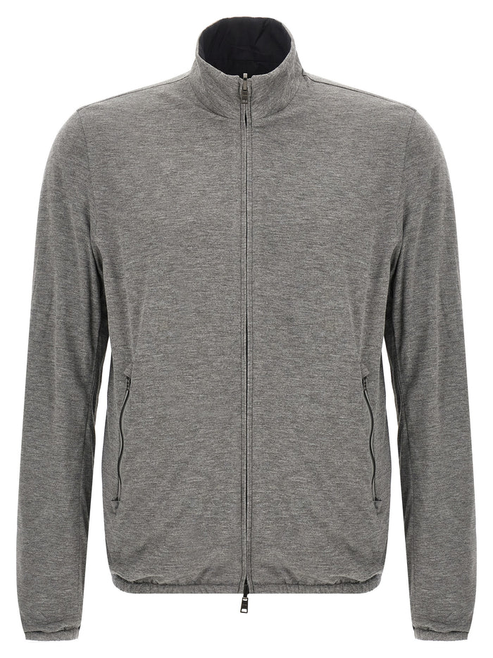 Herno 100% Polyester jacket in black — view 2