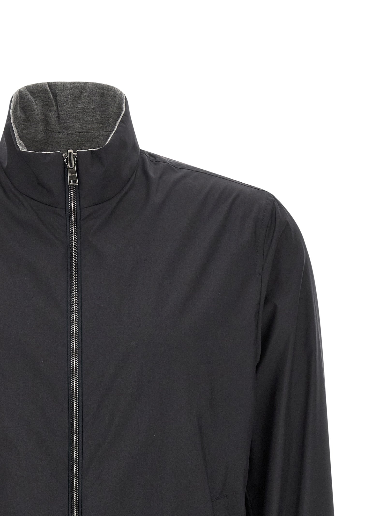 Herno 100% Polyester jacket in black — view 4