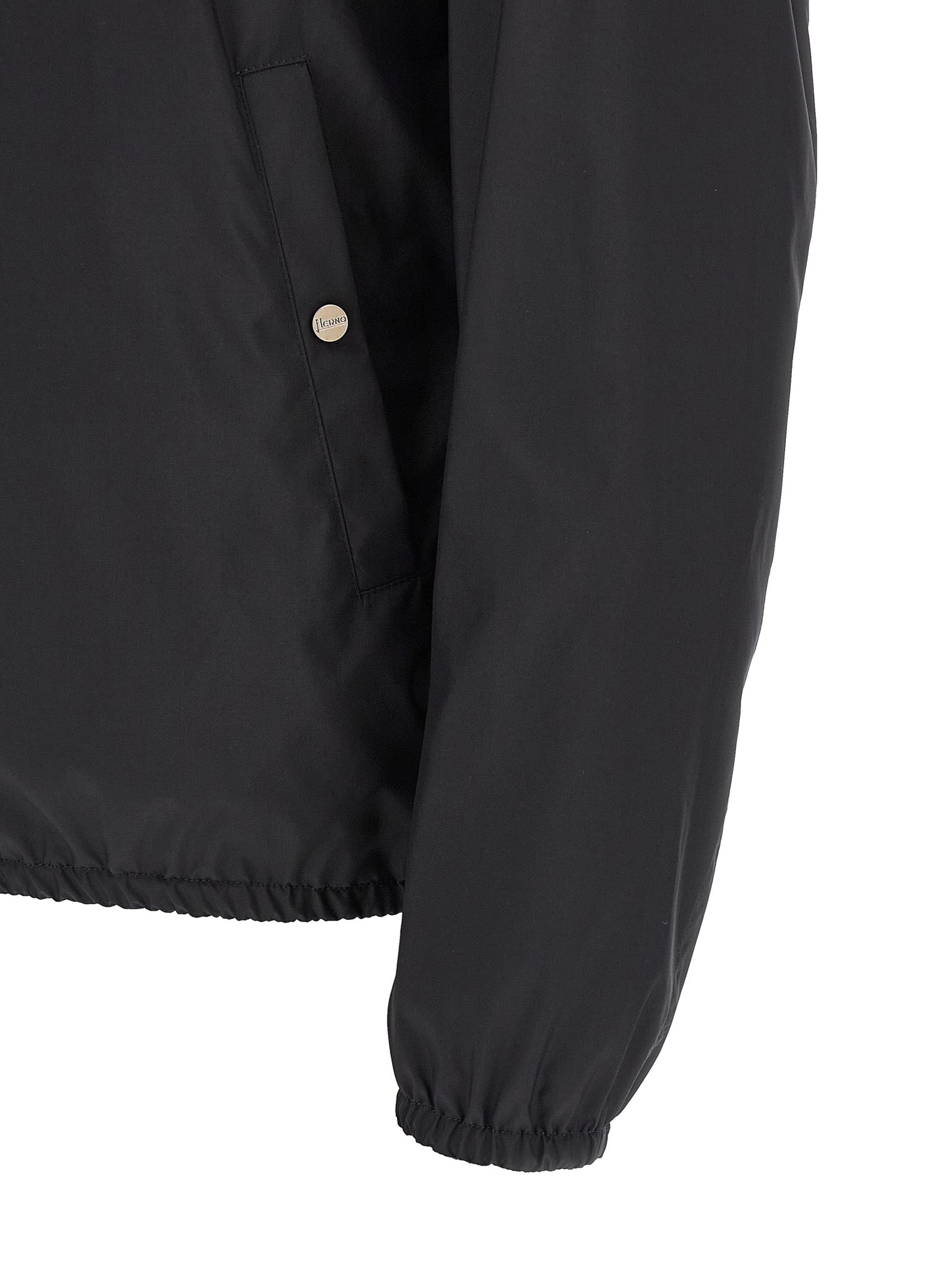 Herno 100% Polyester jacket in black — view 5