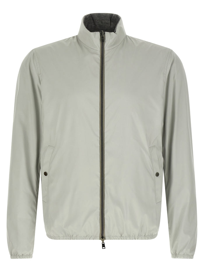 Herno 100% Polyester jacket in gray