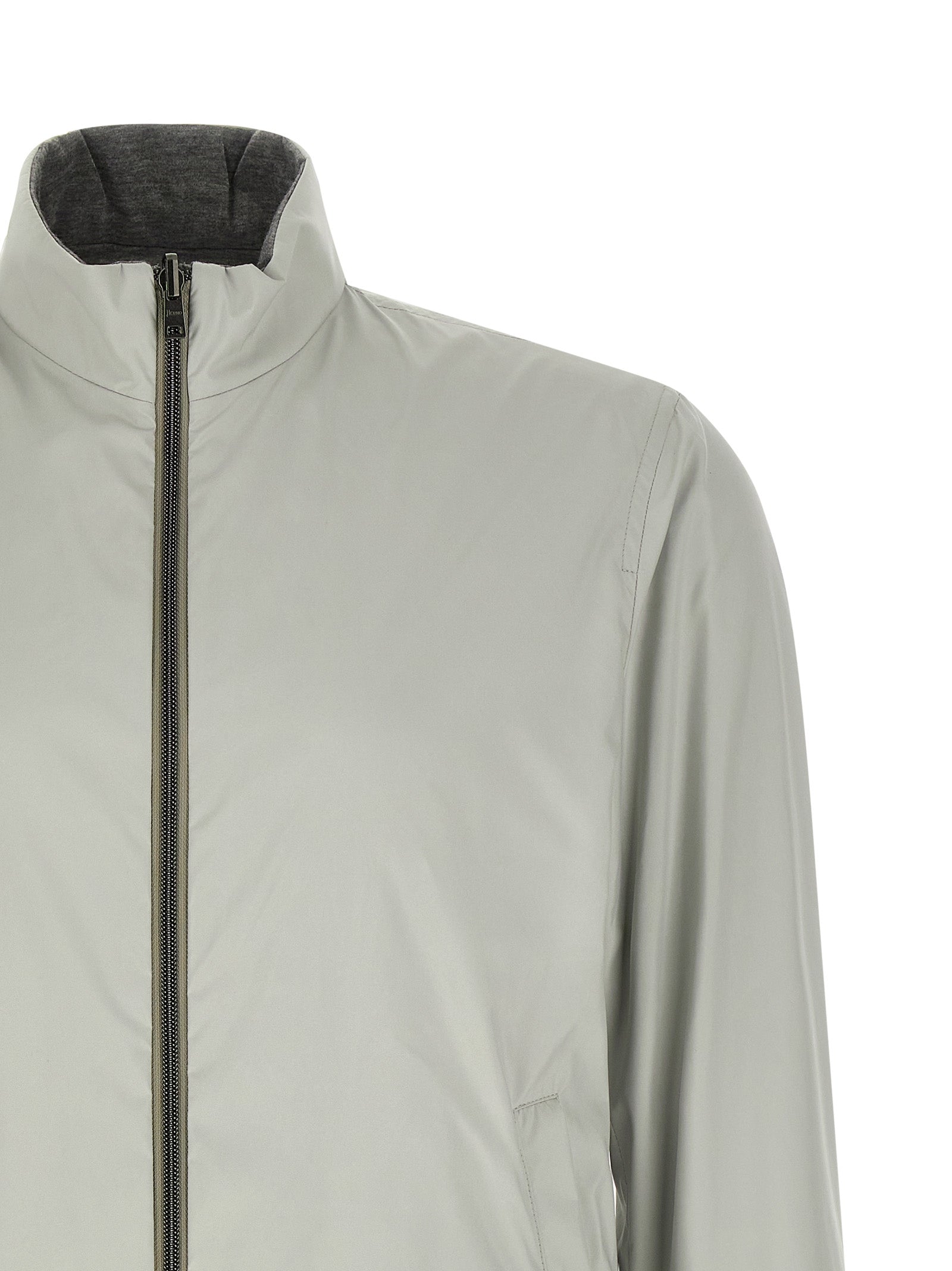 Herno 100% Polyester jacket in gray — view 4