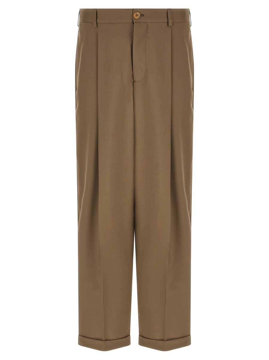 Marni 100% Virgin Wool trousers in beige