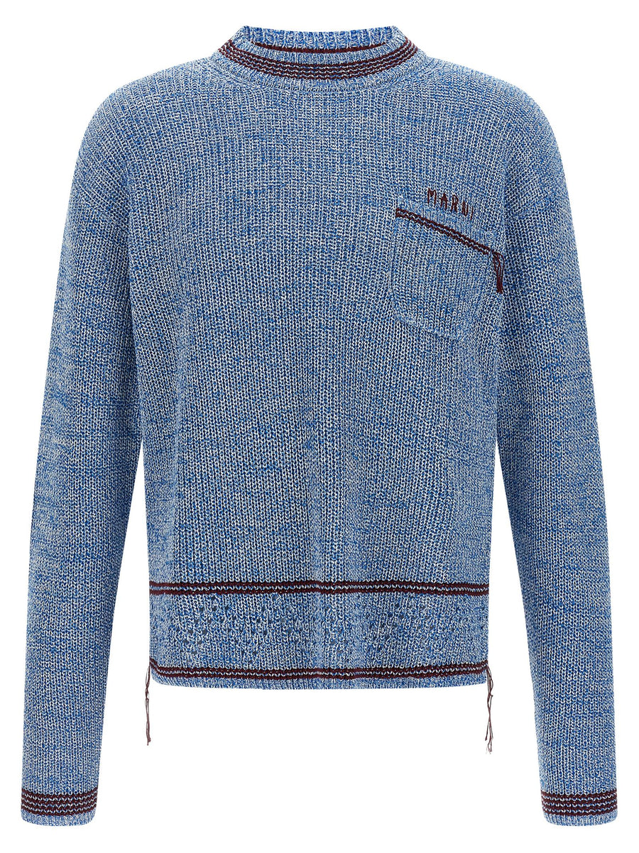 Marni 100% Cotton sweater in blue