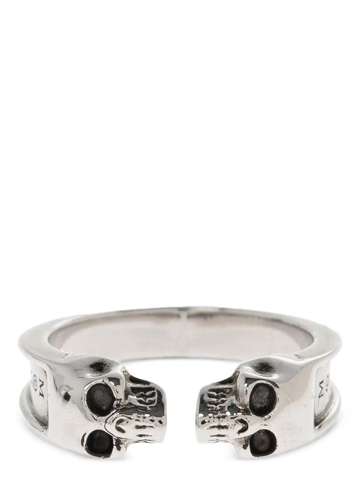 Alexander McQueen 100% steel cufflink in silver