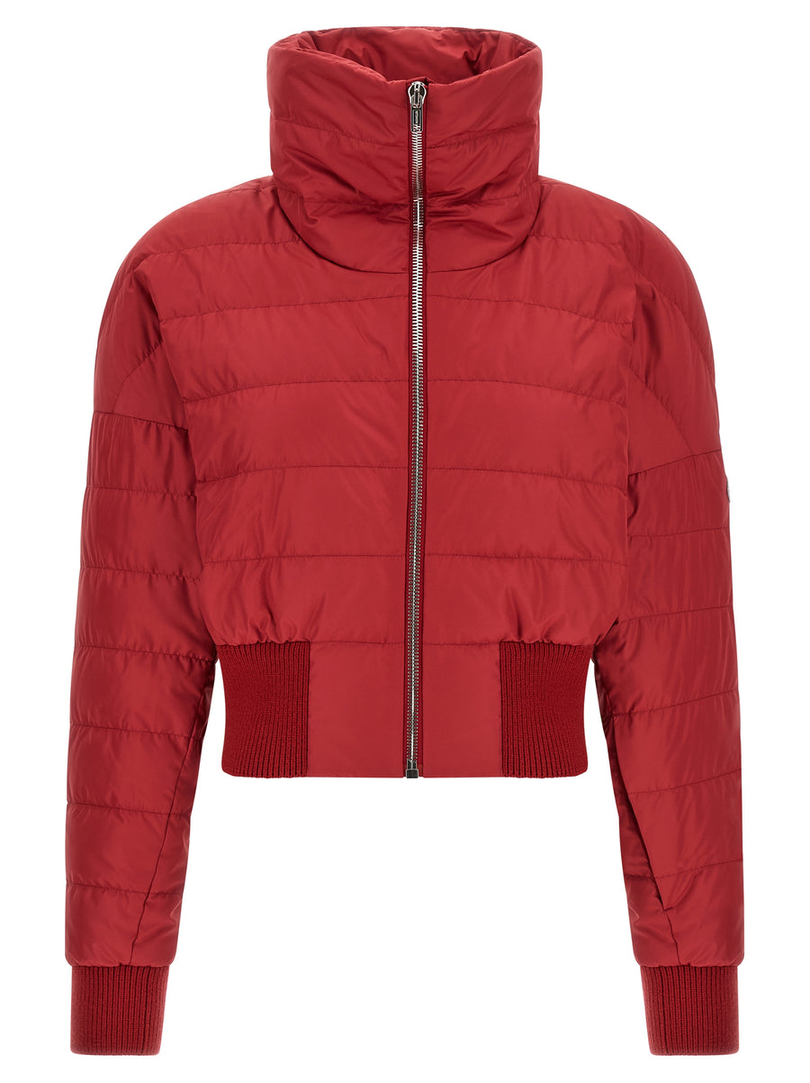 Rick Owens 100% Polyester with goose down padding down jacket in red