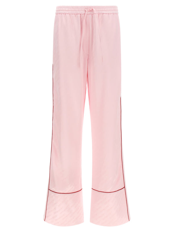 Off-White 64% viscose joggers in pink