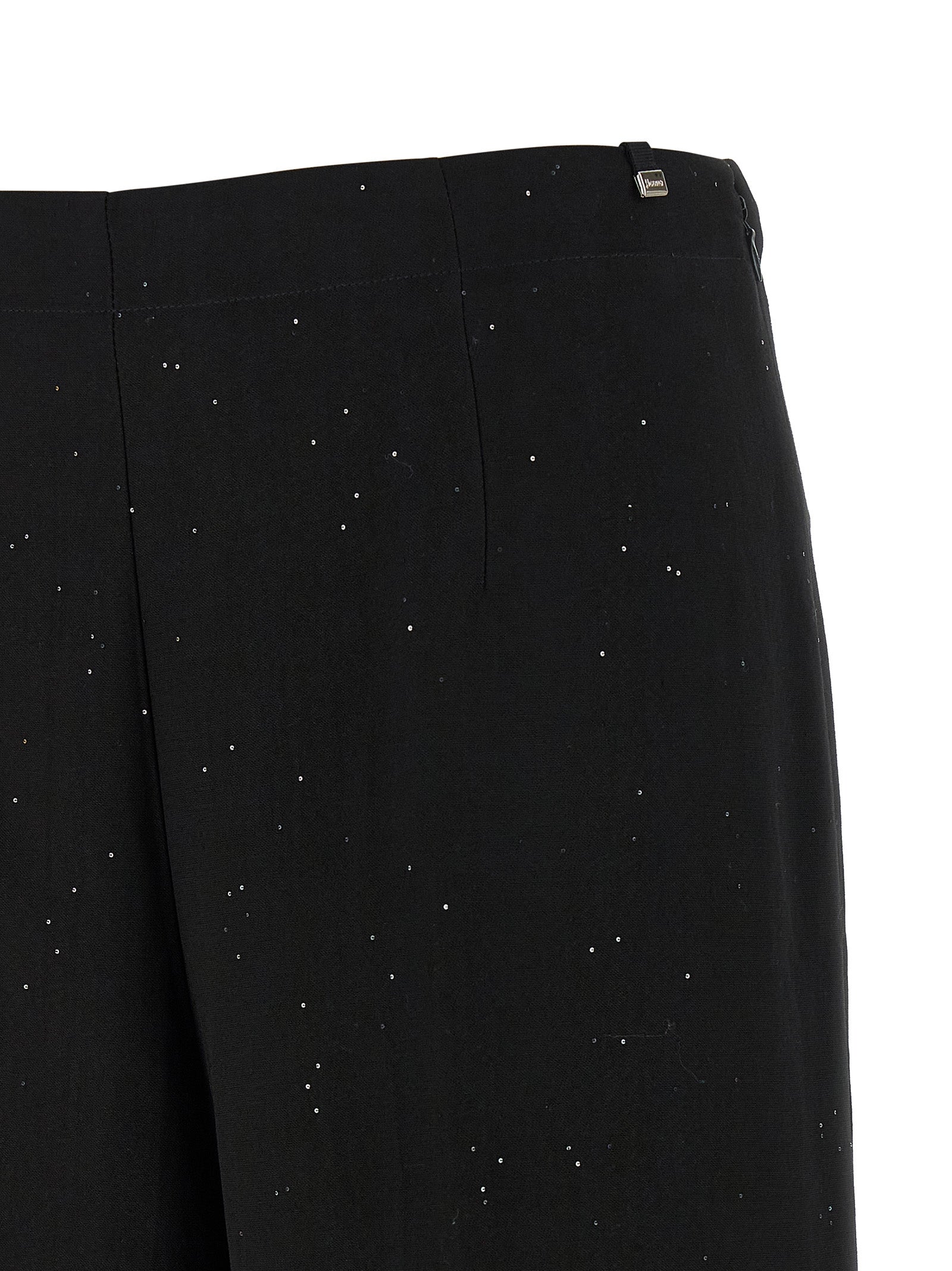 Herno 66% Viscose trousers in black — view 3