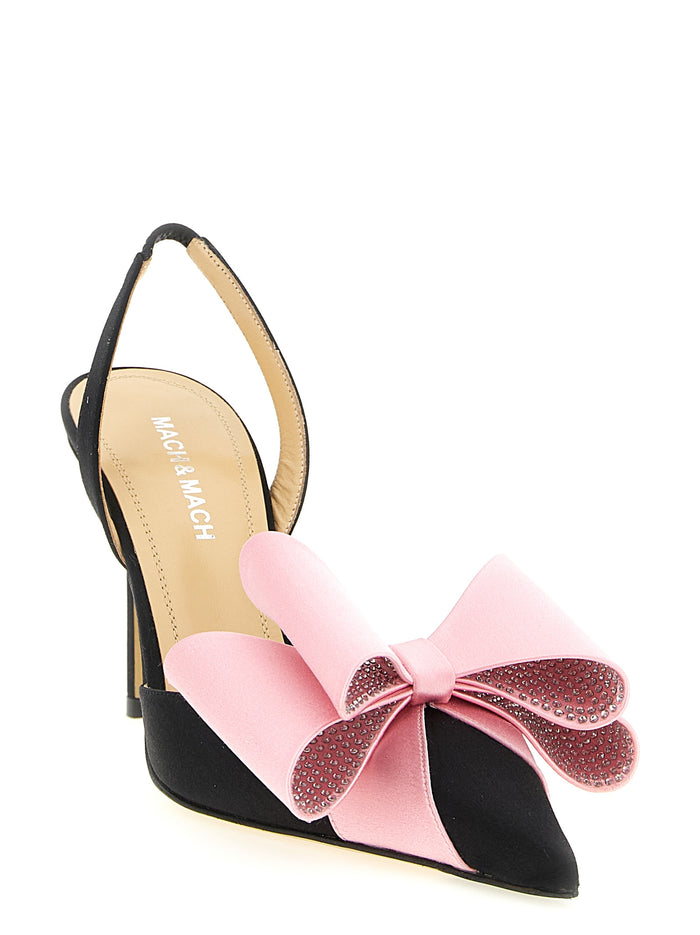 Mach & Mach 100% Satin heel in multicolor — view 2