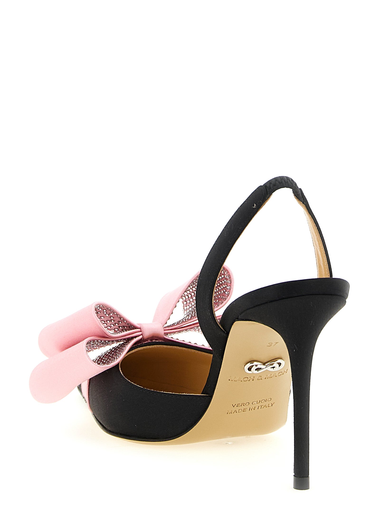 Mach & Mach 100% Satin heel in multicolor — view 3