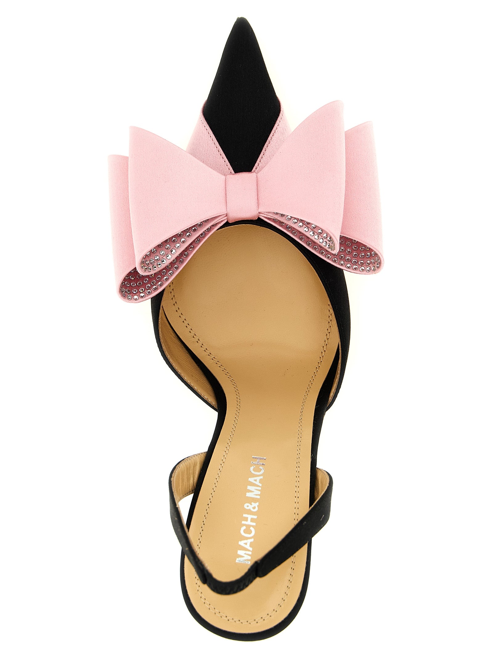 Mach & Mach 100% Satin heel in multicolor — view 4