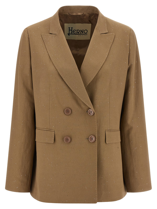 Herno 66% Viscose blazer in beige