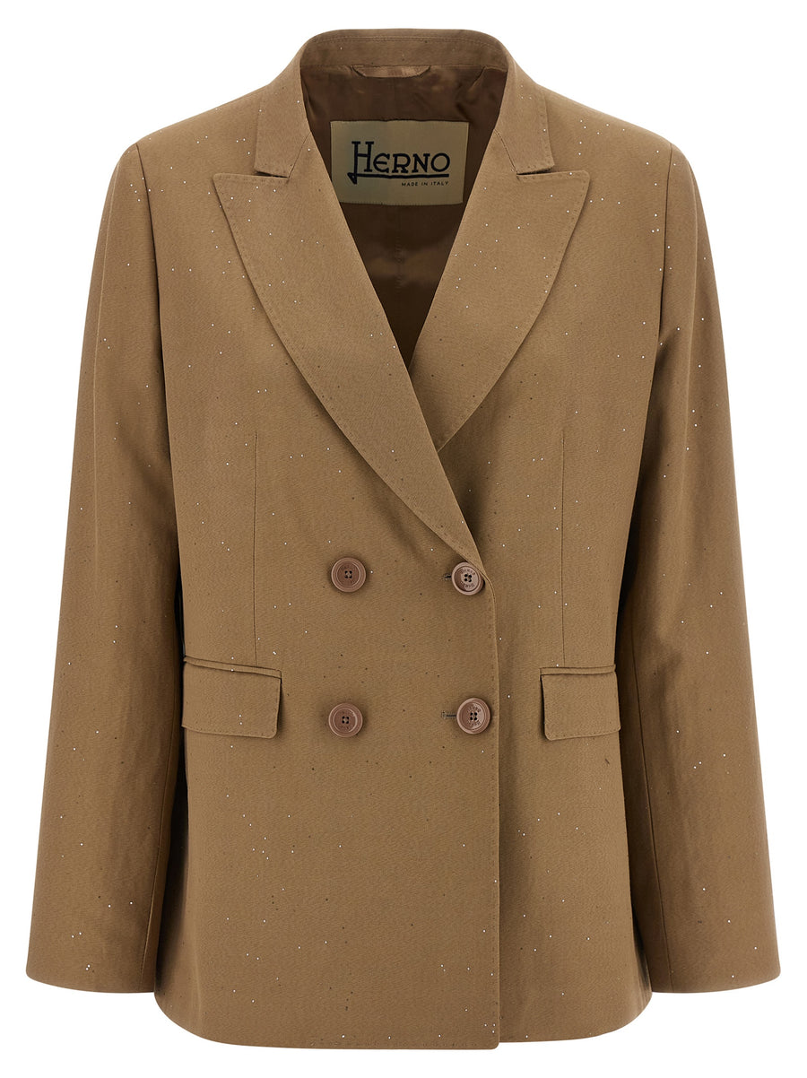 Herno 66% Viscose blazer in beige