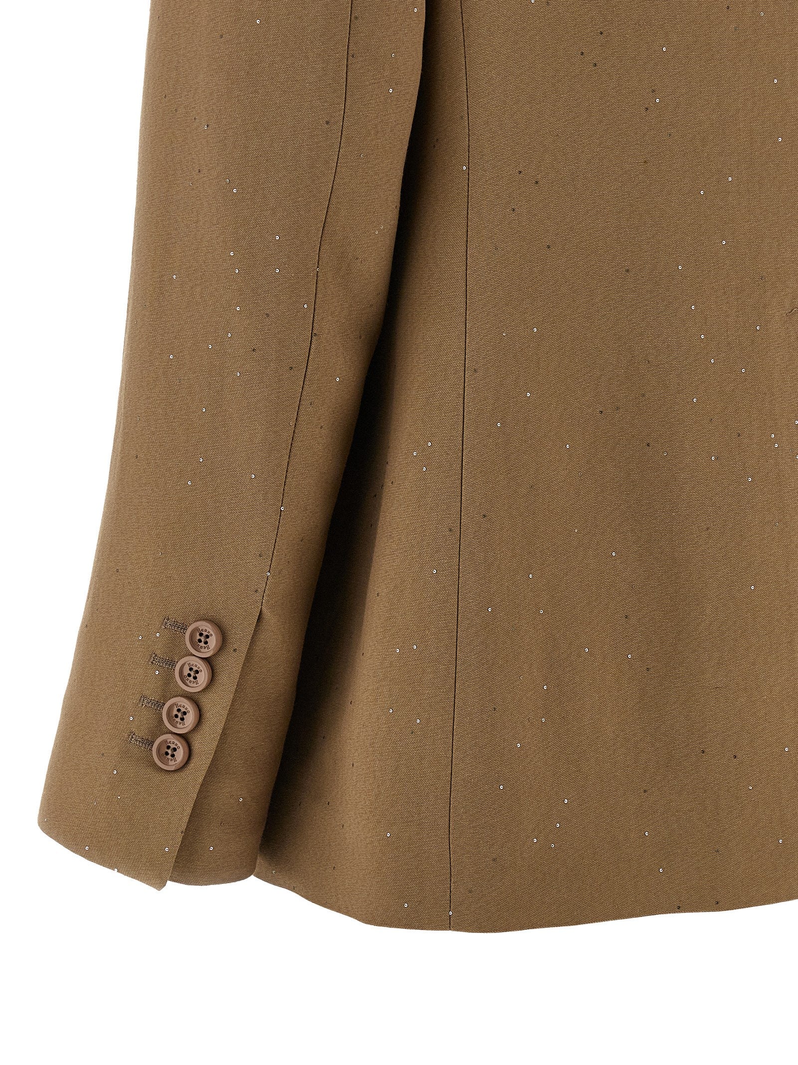 Herno 66% Viscose blazer in beige — view 4