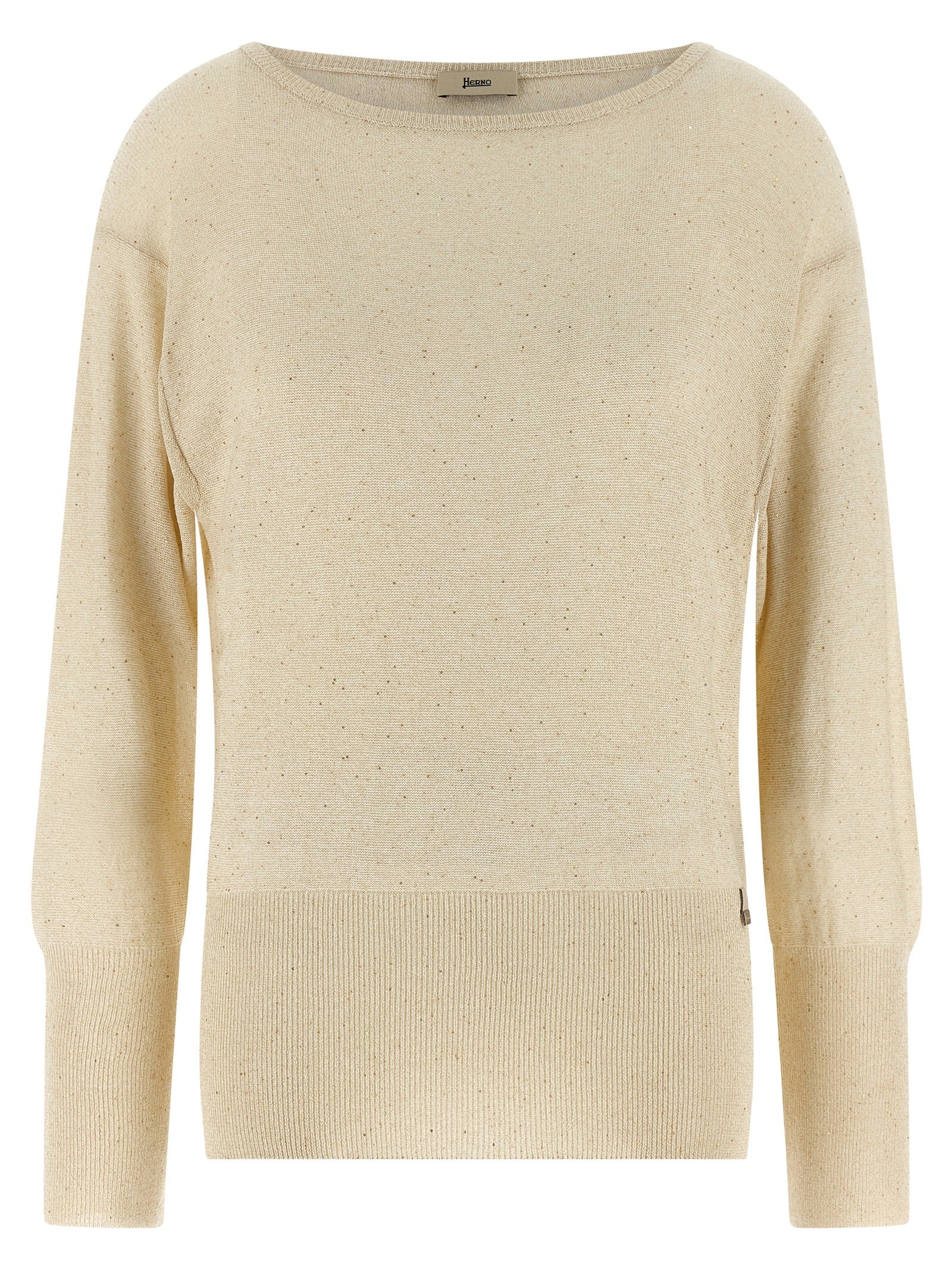 Herno 76% viscose sweater in beige