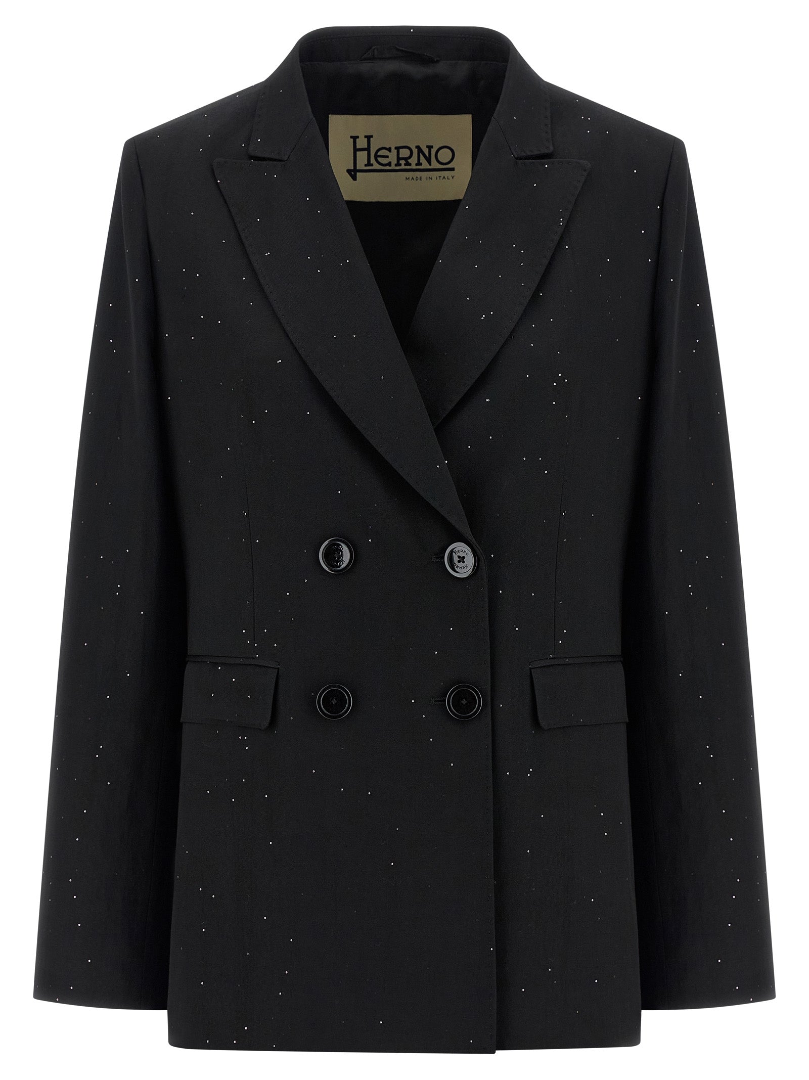 Herno 66% Viscose blazer in black
