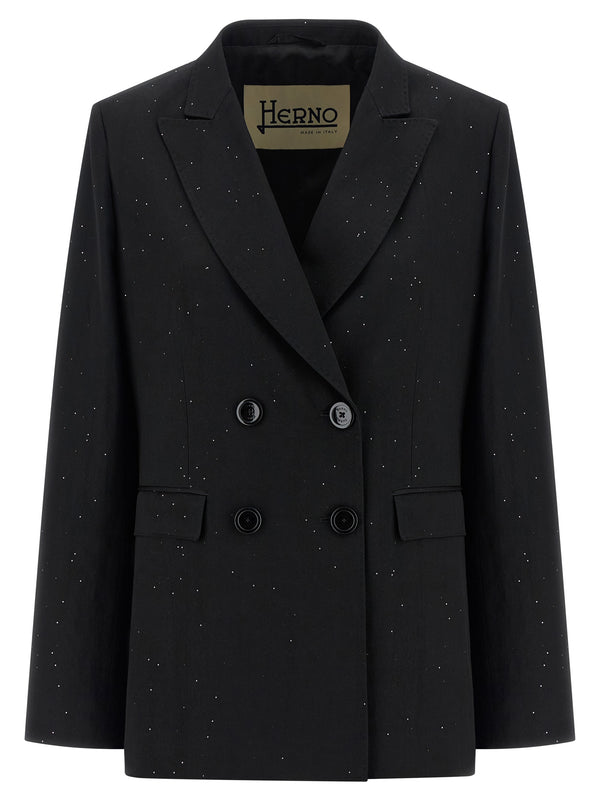 Herno 66% Viscose blazer in black