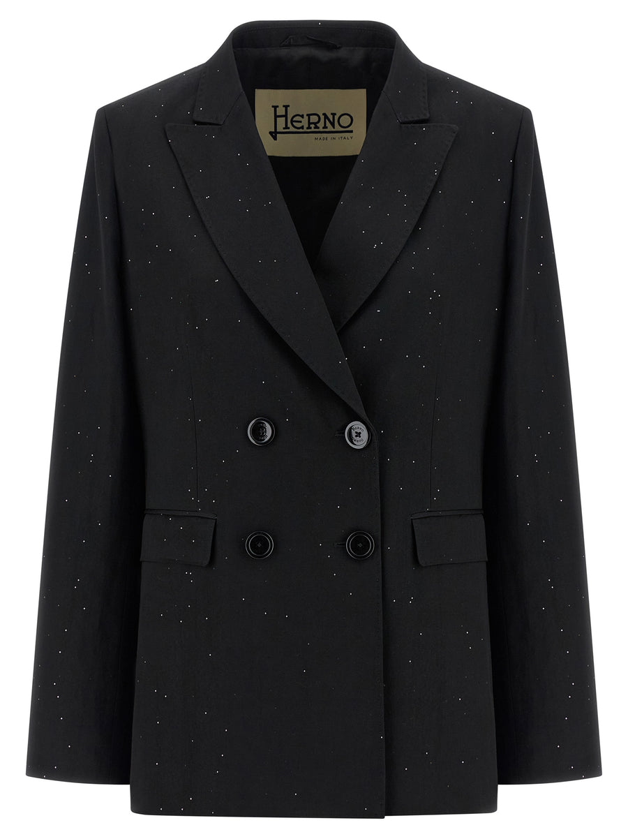 Herno 66% Viscose blazer in black