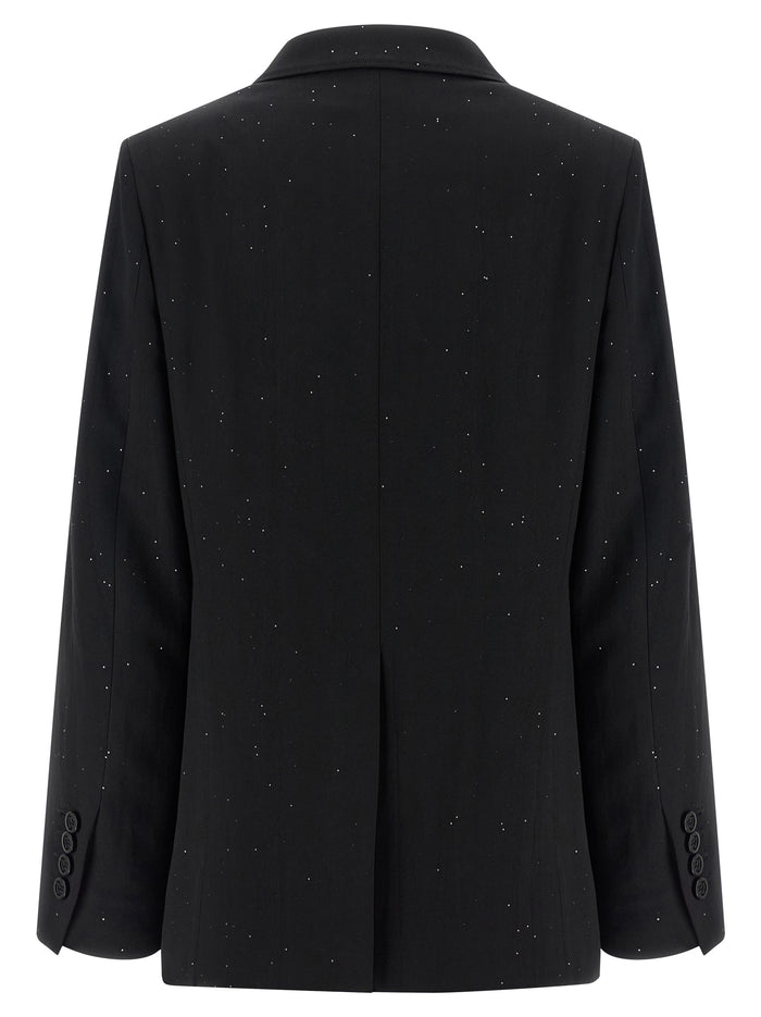Herno 66% Viscose blazer in black — view 2