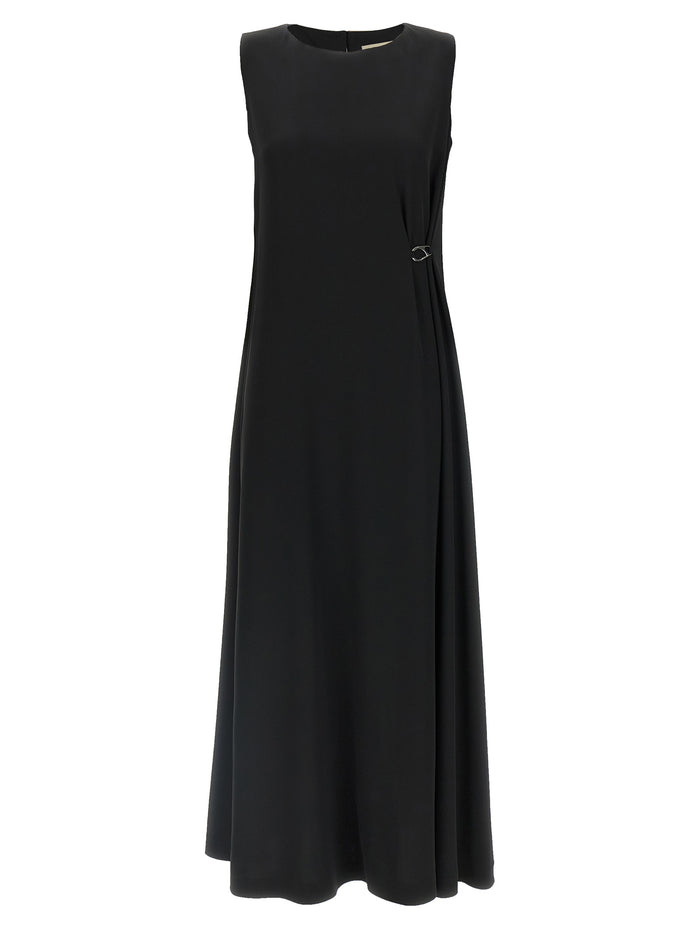 Herno 96% polyester dress in black