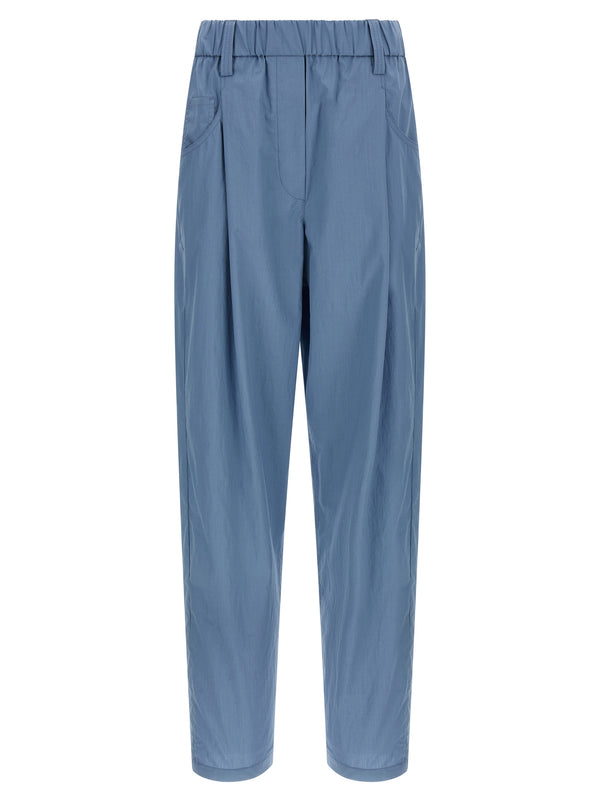 Brunello Cucinelli 100% Cotton trousers in blue