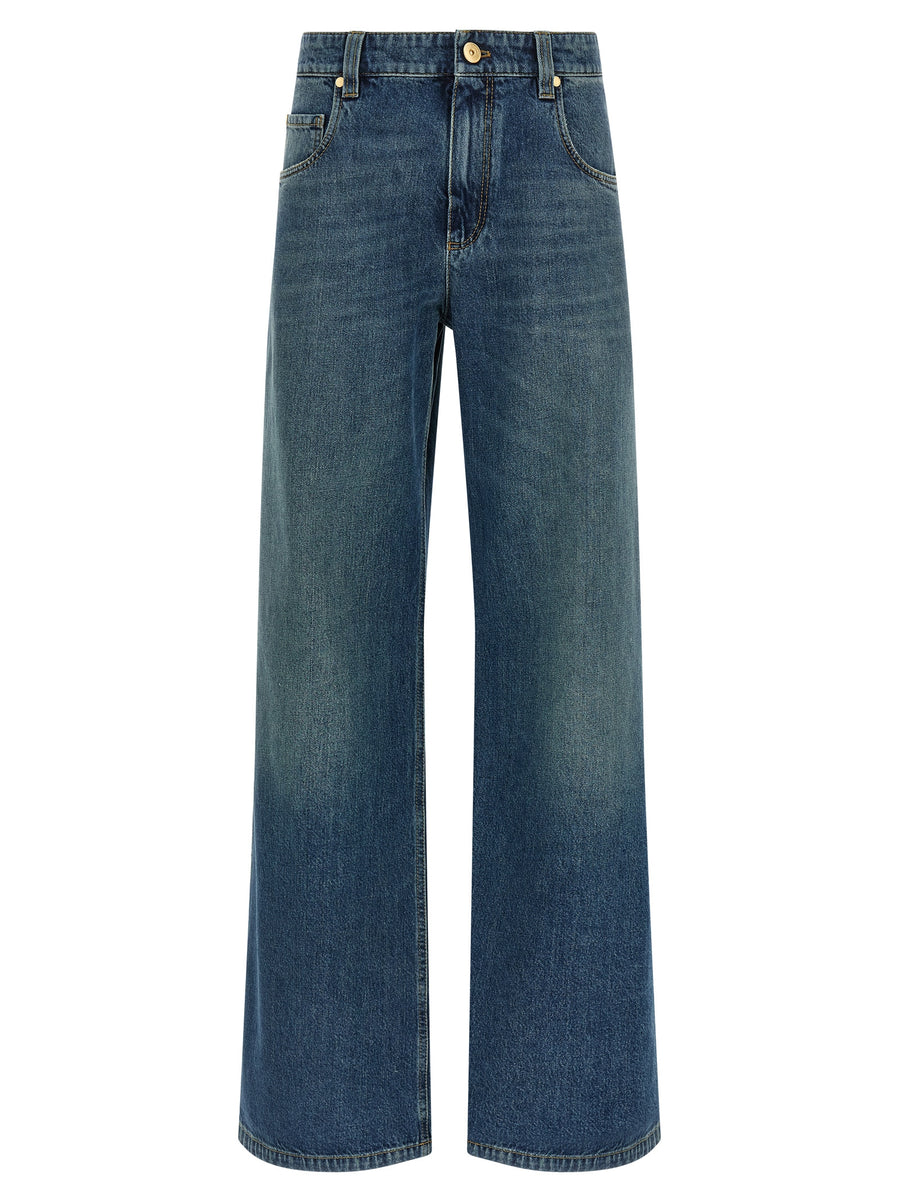 Brunello Cucinelli 100% Cotton jeans in blue