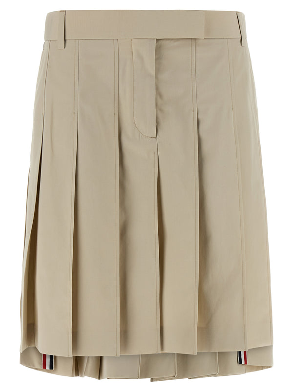 Thom Browne 100% Cotton skirt in beige
