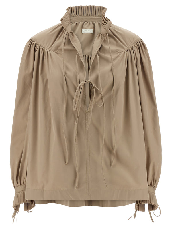 Dries Van Noten 100% Cotton blouse in beige