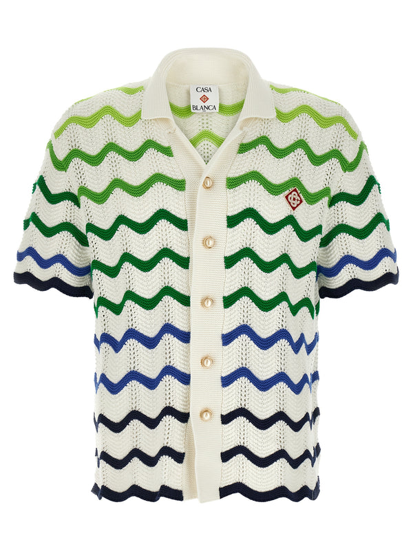 Casablanca 100% cotton shirt in multicolor