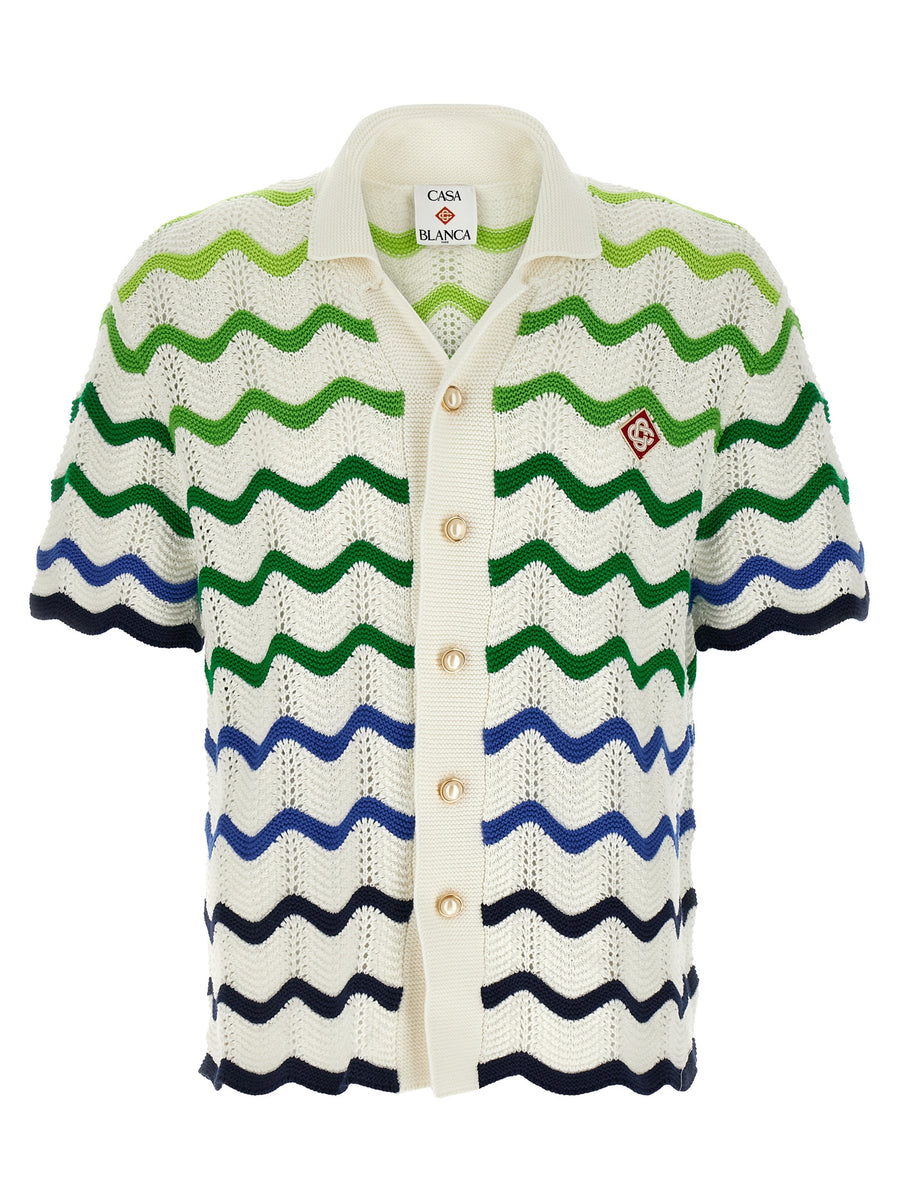 Casablanca 100% cotton shirt in multicolor