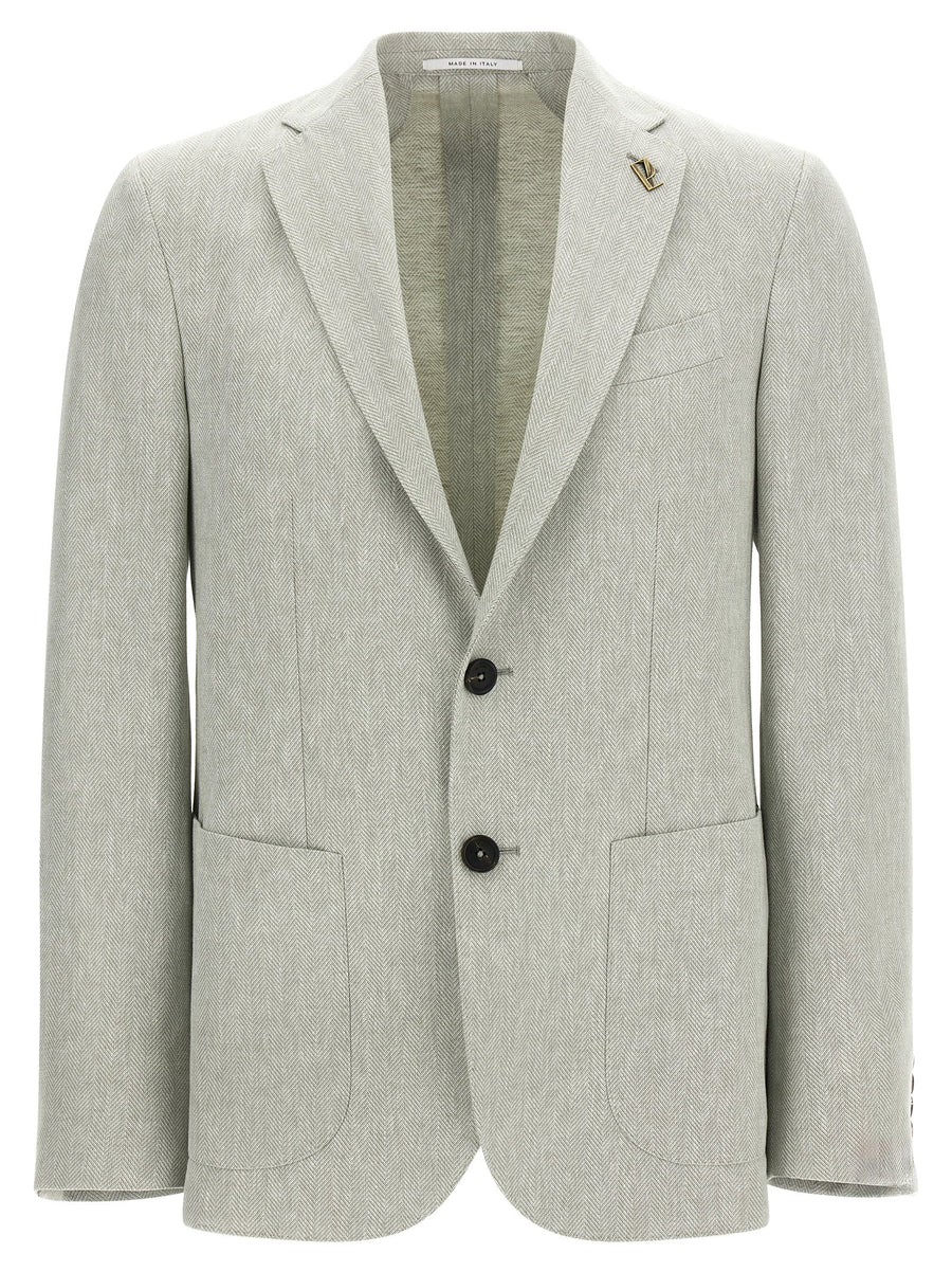 Pal Zileri 50% Linen blazer in green