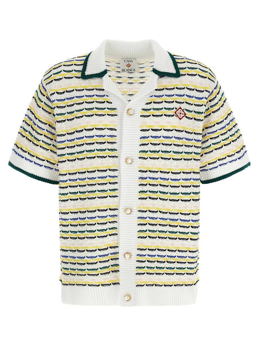 Casablanca 100% cotton shirt in multicolor
