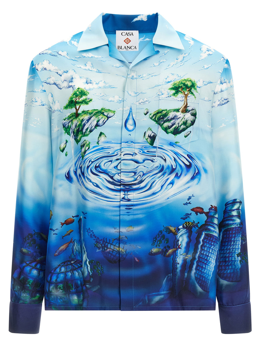 Casablanca 100% Silk shirt in multicolor