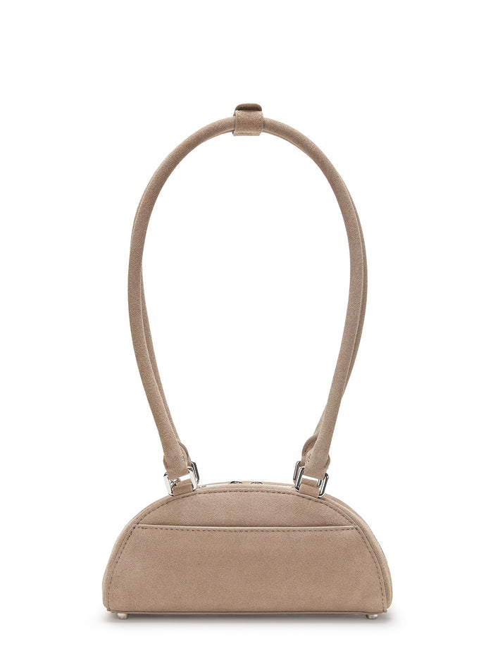 Self Portrait Bags Grey Suede