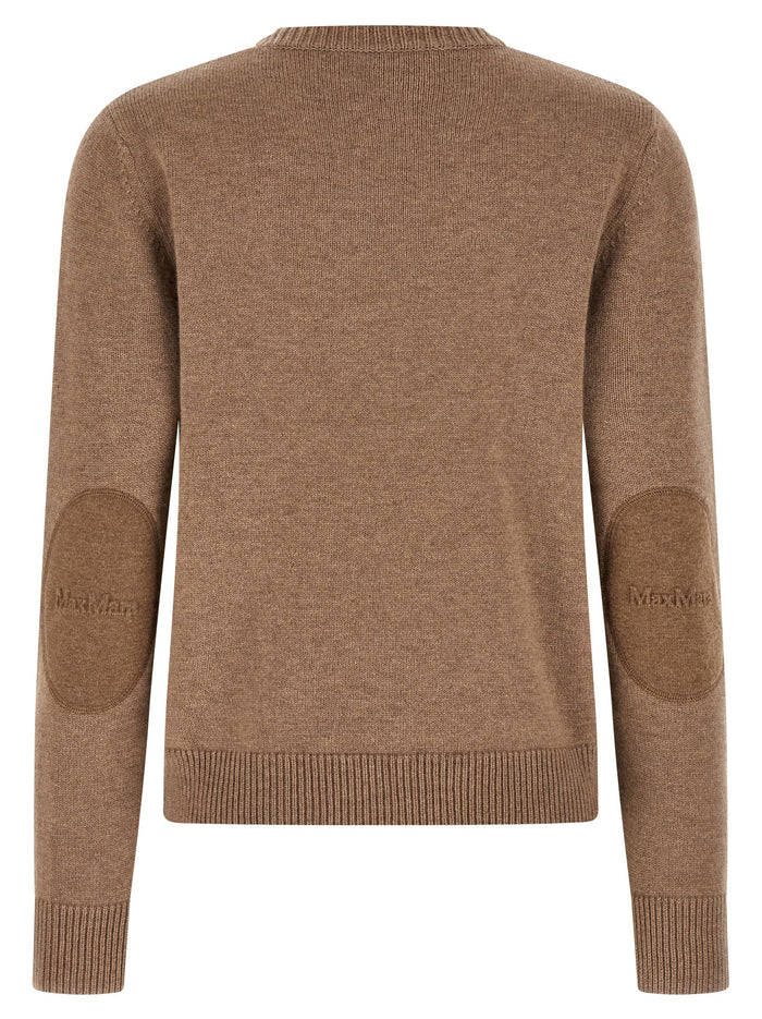 'S Max Mara 80% wool sweater in brown — view 2