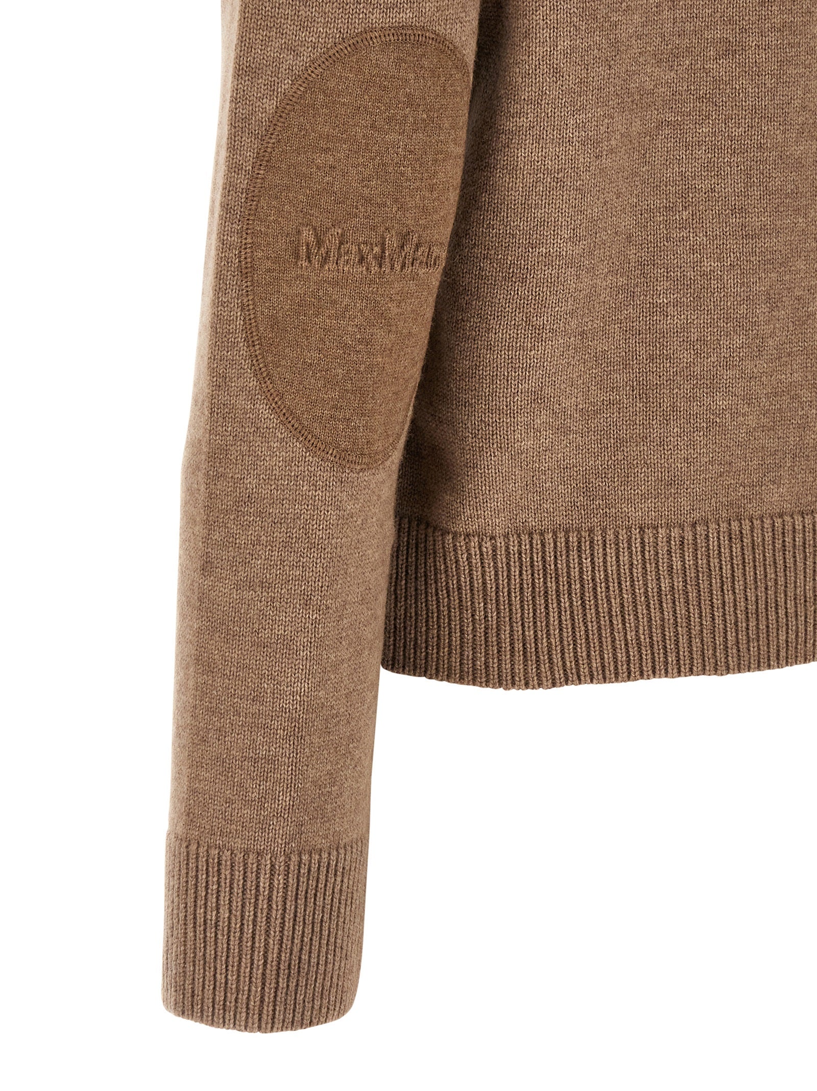 'S Max Mara 80% wool sweater in brown — view 4