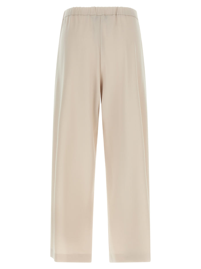 'S Max Mara 100% Virgin Wool trousers in beige — view 2
