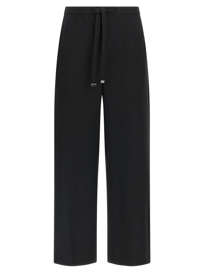 'S Max Mara 100% virgin wool joggers in black