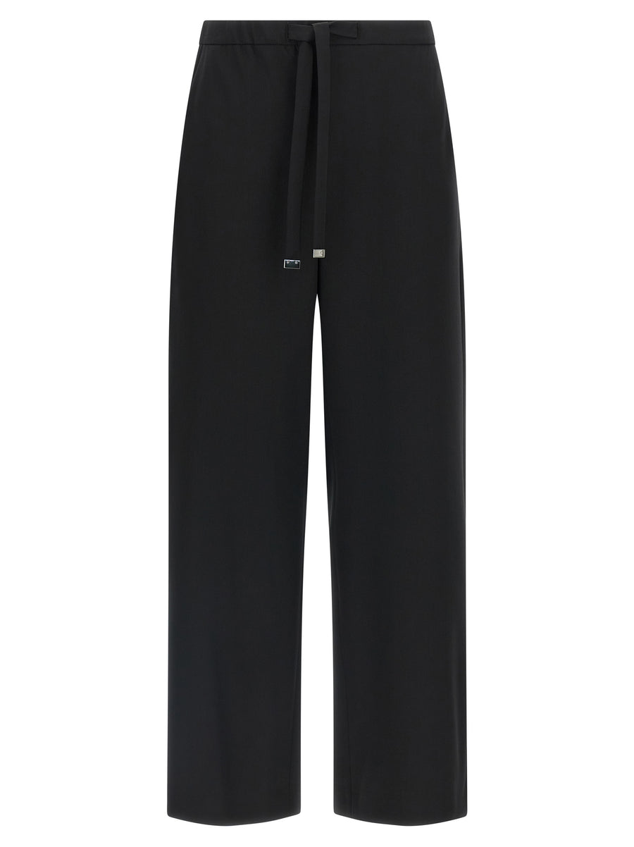 'S Max Mara 100% virgin wool joggers in black
