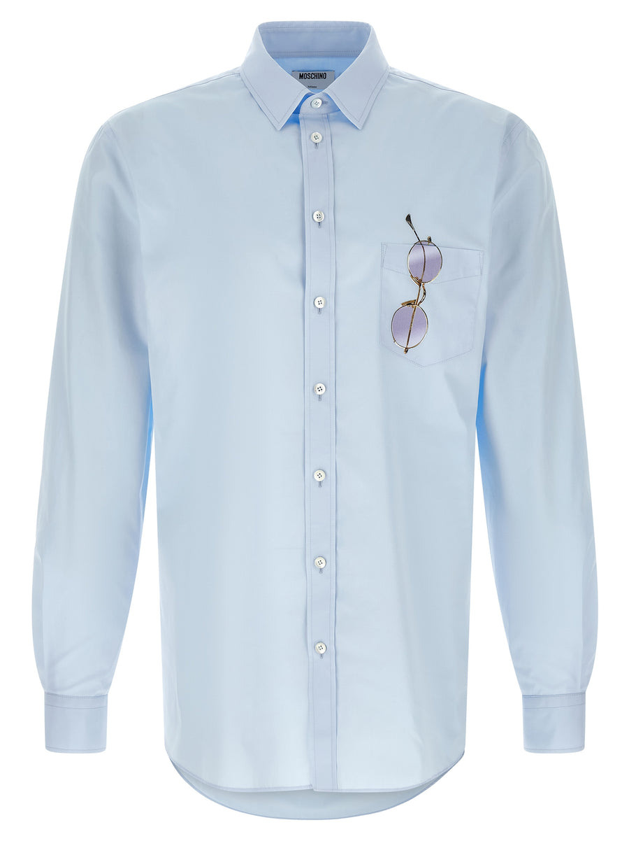 Moschino 100% Cotton shirt in blue