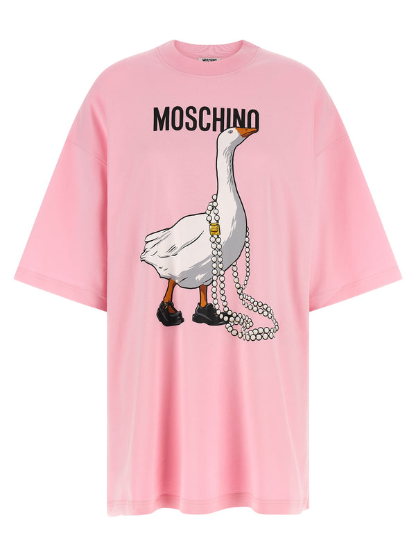 Moschino 100% Cotton dress in pink