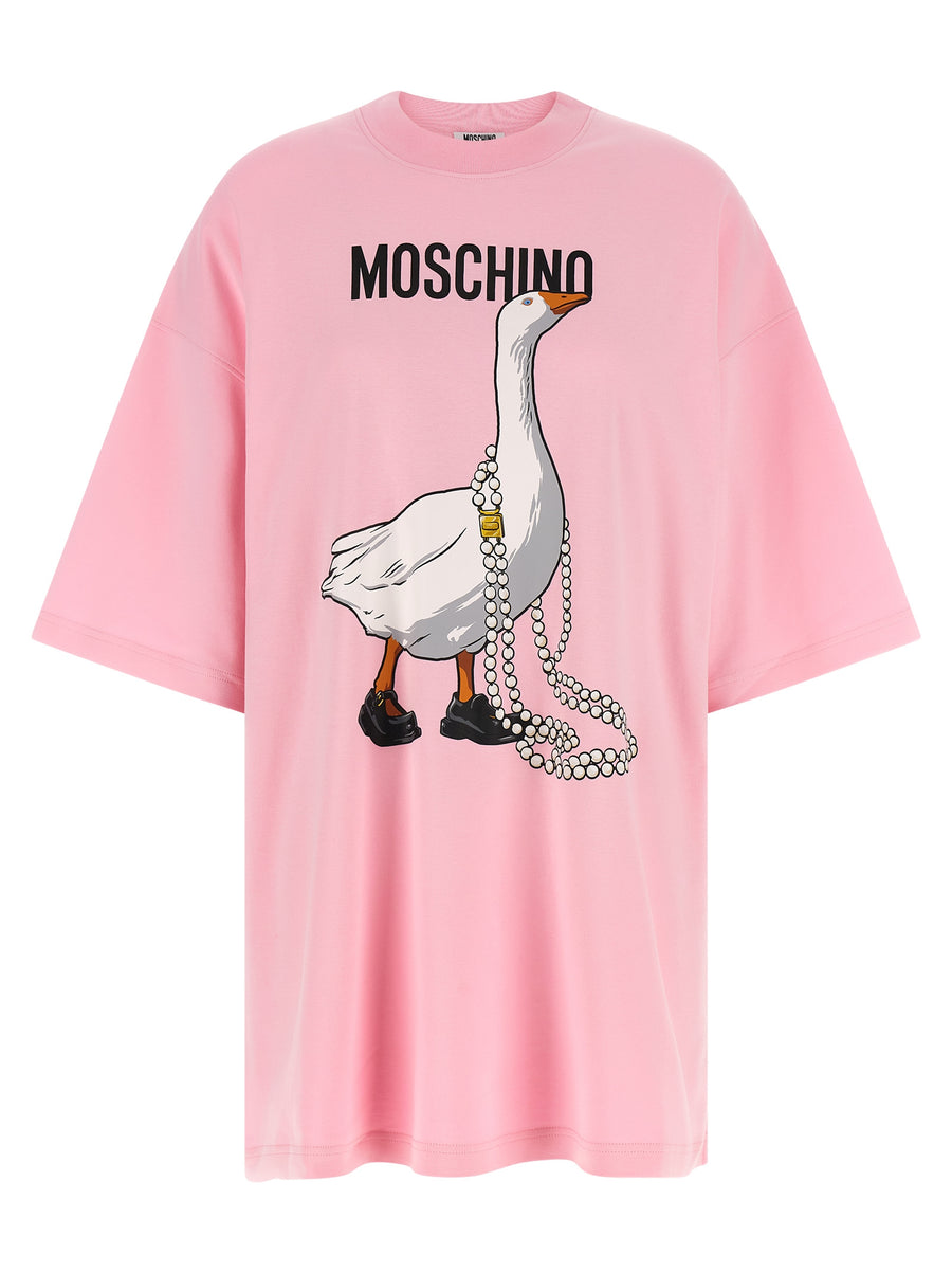 Moschino 100% Cotton dress in pink
