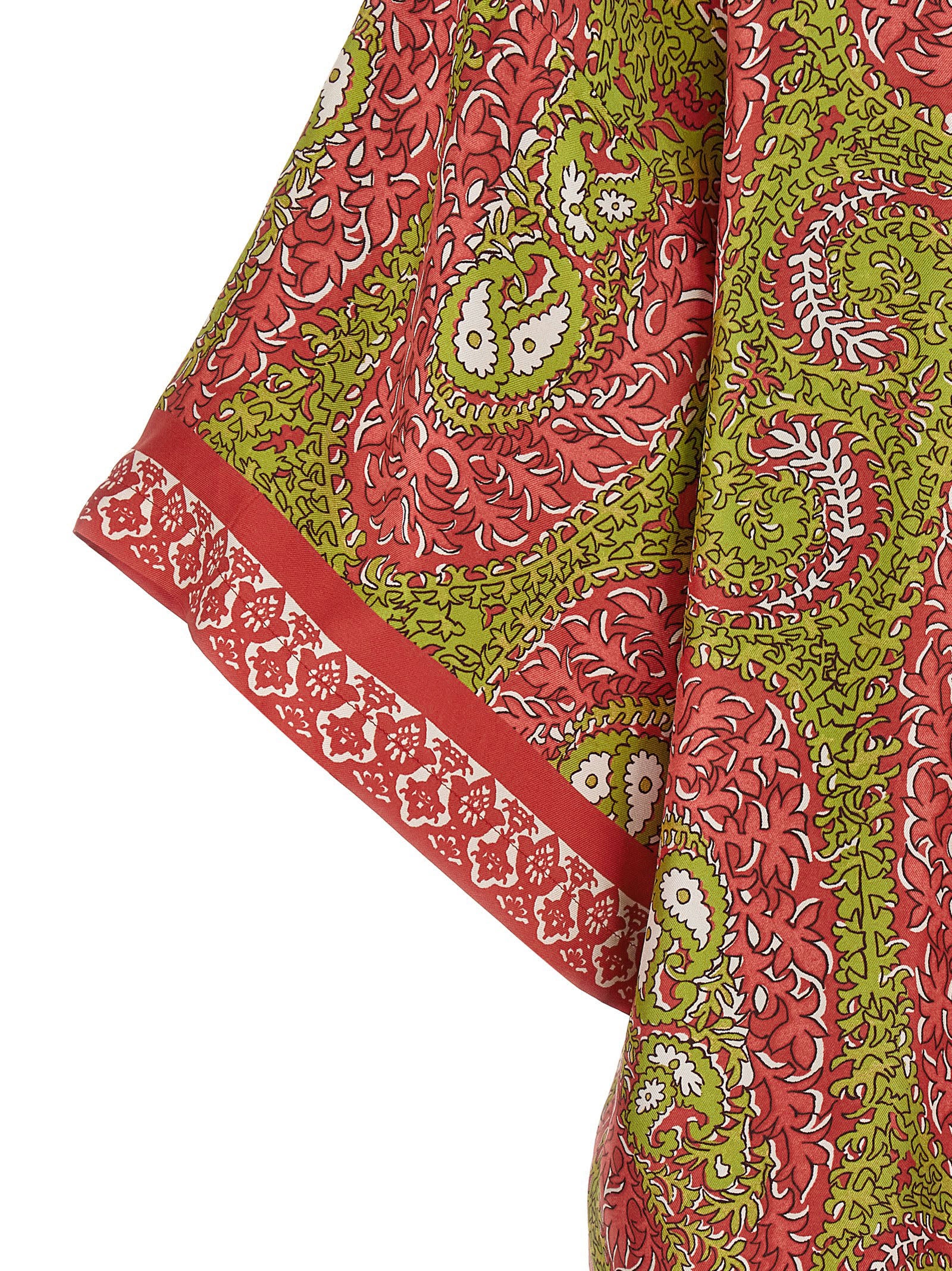 Etro 100% Silk cardigan in red — view 4